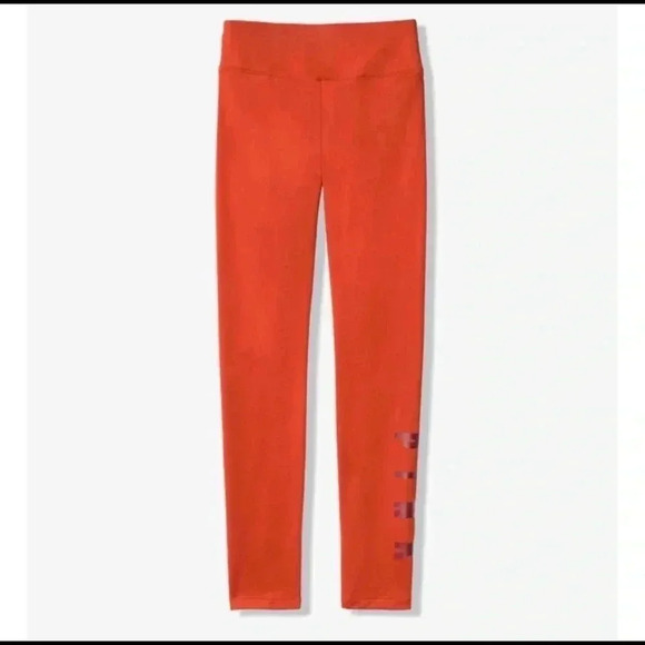 🆕PINK Victoria’s Secret Leggings & Sport Bra Set Rust XS 🆕 - Picture 5 of 8